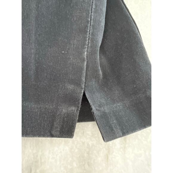 NYDJ  Charcoal Gray Tummy Slimming Ankle Pants Woman Size 2 Stretch Twill - Picture 6 of 10